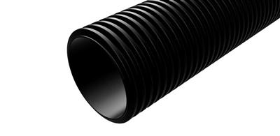 94/110mm T/Wall Black 750N Duct c/w Coupler