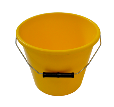 Durable 1.25 Gal Bucket Yellow