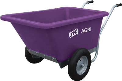 250 L Fixed Body Wheelbarrow (Purple)